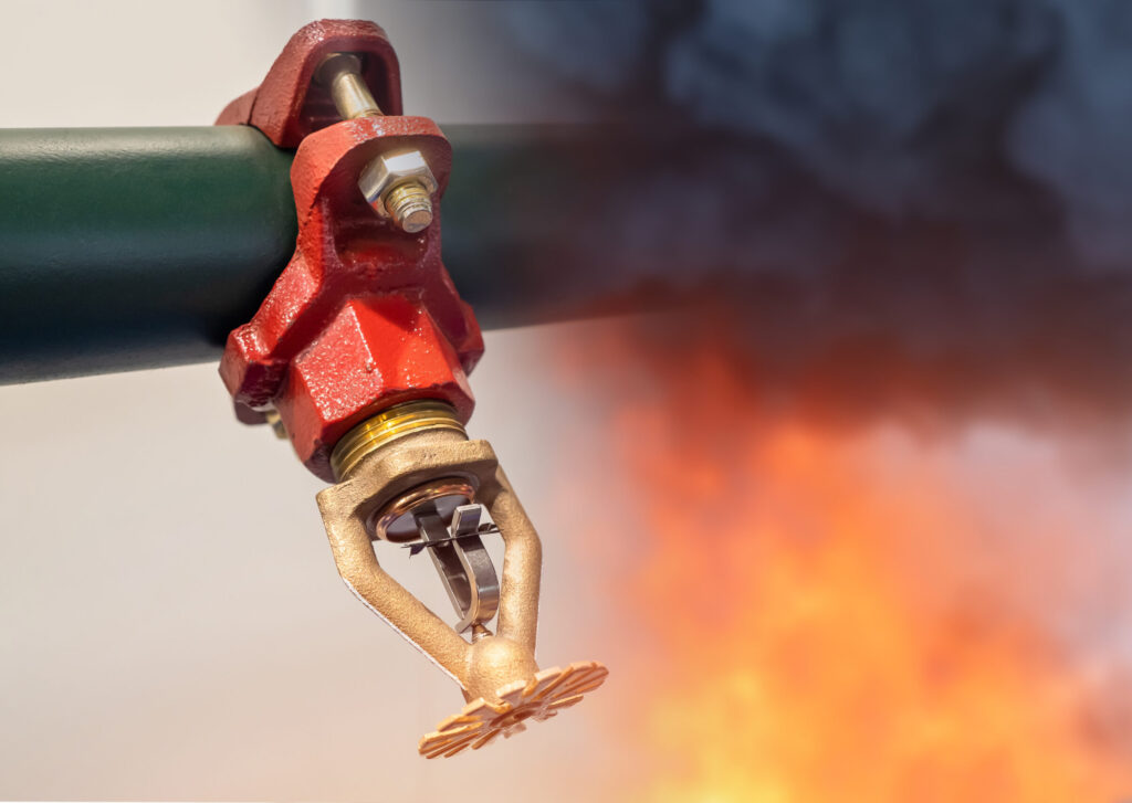 pool fire suppression system